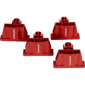   FORTUM megállító ütköző (kitámasztó) klt. 4 db, 4759990 munkapadhoz