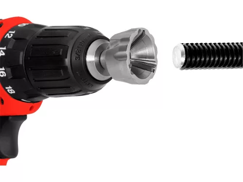 FORTUM sorjátlanító BIT (sorjázó adapter), 3-19mm, fúrógépbe fogható, 1/4"