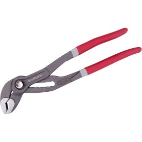   FORTUM  vízpumpafogó "Hunter", 250mm, nagy nyitásszögű, CrV, foszfátozott, gumírozott markolat FORTUM