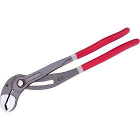   FORTUM  vízpumpafogó "Hunter", 400mm, nagy nyitásszögű, CrV, foszfátozott, gumírozott markolat FORTUM