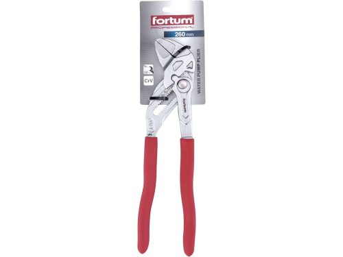 FORTUM  vízpumpafogó, 250mm, CrV, gumírozott markolat