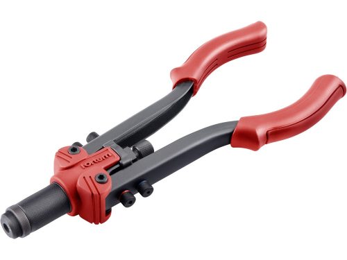 FORTUM  szegecsanya-, szegecscsavar- és popszegecshúzó fogó, 3az1ben, kétkaros; 325mm, CrVMo fej, FORTUM