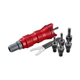   FORTUM adapter klt. fúrógéphez, POP-NUT szegecsanyákhoz, 6 db, 1/4"