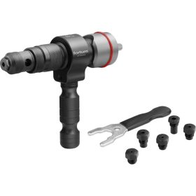   FORTUM  adapter klt. fúrógéphez, popszegecsekhez, 2,4-3,2-4,0-4,8-6,0-6,4 mm-es szegecsekhez; 8mm (5/16" hatszög befogás) FORTUM