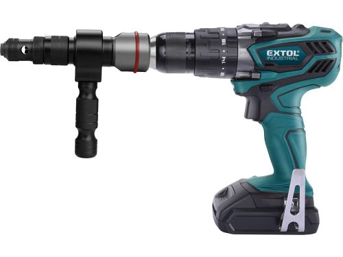 FORTUM  adapter klt. fúrógéphez, popszegecsekhez, 2,4-3,2-4,0-4,8-6,0-6,4 mm-es szegecsekhez; 8mm (5/16" hatszög befogás) FORTUM