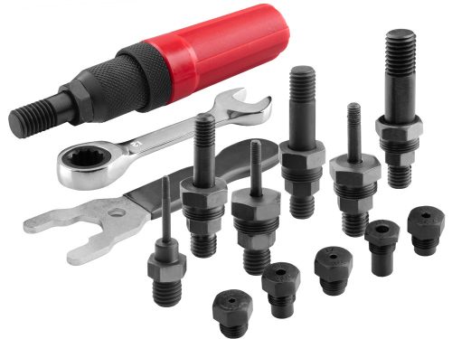 FORTUM  adapter klt. fúrógéphez, 2 az 1-ben, popszegecsekhez és POP-NUT szegecsanyákhoz, 15 db, FORTUM