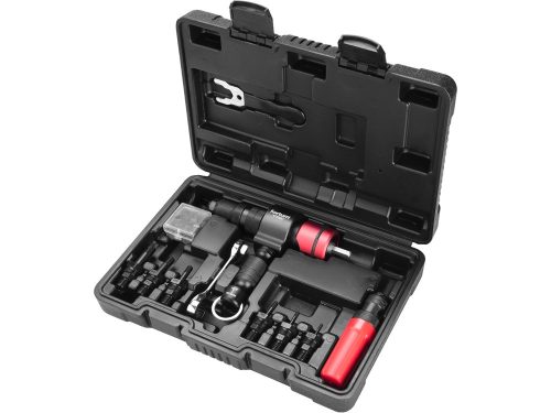 FORTUM  adapter klt. fúrógéphez, 2 az 1-ben, popszegecsekhez és POP-NUT szegecsanyákhoz, 15 db, FORTUM