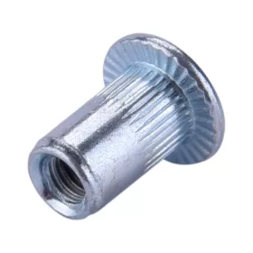   FORTUM szegecsanya klt. 50 db, M3, POP-NUT, horganyzott acél, kerek, nyitott, lapos peremű, rovátkolt FORTUM