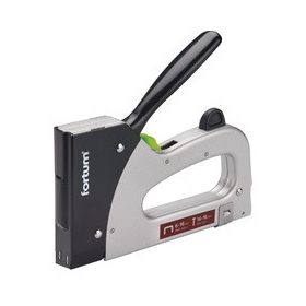   FORTUM tűzőgép, fémházas, profi, 2 funkciós, kapocs 6mm, szeg fejjel: 14-16×2×1,2mm