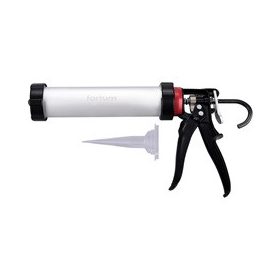   FORTUM kinyomópisztoly, fém; 225mm, 360°-ban körbeforgatható ALU tubustartóval