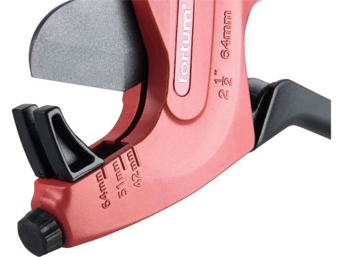 FORTUM  műanyagcső vágóolló, max.: 64mm, KIFUTÓ HELYETTE 4775018