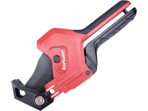 FORTUM  műanyagcső vágóolló, max.: 64mm, 3 fokozat, (PVC, PPR, PP, PE, PEX, PB, PVDF csövekhez)