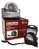 FORTUM mérőszalag, 1 stop, ABS ház, gumírozott; 7,5×25mm nylon bevonatú szalag, mágneses vég