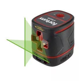   FORTUM  automatikus lézeres vízszintező, ZÖLD, 1H1V, Li-ion akku 3,7V 1400mAh, pontosság: 0,3mm/1m, 1/4" menet