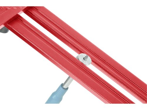 FORTUM  asztalos T-vonalzó és szögmérő, 350×190 mm, ALU, lézer gravírozott, mm beosztás