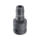 FORTUM  adapter, impakt 1/4" BIT-ek gépi befogásához, 1/2" gépi befogás, gyorskioldóval, CrMoV, hossz: 49 mm