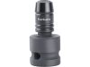 FORTUM  adapter, impakt 1/4" BIT-ek gépi befogásához, 1/2" gépi befogás, gyorskioldóval, CrMoV, hossz: 49 mm