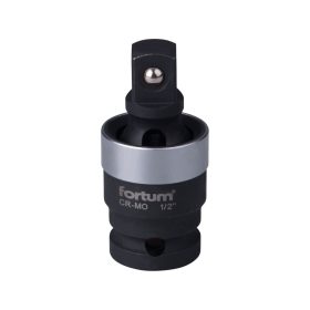   FORTUM  csuklós adapter, impakt 1/2" dugókulcsok gépi befogásához, 1/2" gépi befogás, CrMo