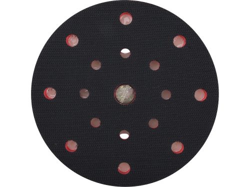 FORTUM tartalék gumi talp 4795038 rotációs csiszológéphez, 6"/150mm, 6+16 db lyuk, tépőzáras, 12.000 f/perc, vastagság:10mm