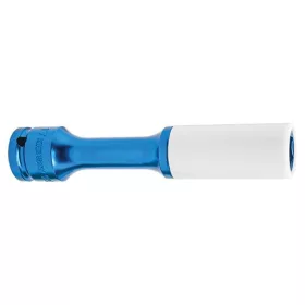   KingTony gépi extrahosszú dugókulcs vékonyfalú műanyagbevonatú 1/2" 17mm 495517MX