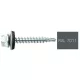 DIN7504K RAL 7011 Fémszürke hatlapfej önfúró csavar fém/EPDM alátét 4,8x35