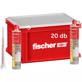   Ragasztó kétkomponensű FISCHER FIS VL 300 T (20db/doboz) - tárolódobozban