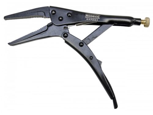 Modeco MN-22-014 Automata hosszúpofájú blitz-fogó, önzáró fogó 215 mm