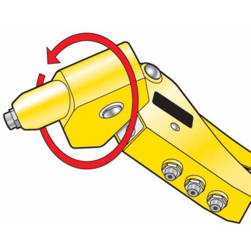 Stanley popszegecsfogó, forgó fejű