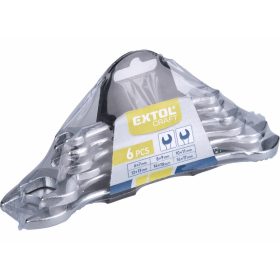   EXTOL CRAFT  villáskulcs klt., W.S., műanyag tartóban; 6db, 6-17mm