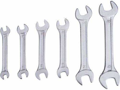 EXTOL CRAFT  villáskulcs klt., W.S., műanyag tartóban; 6db, 6-17mm