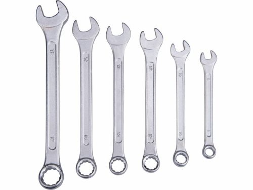 EXTOL CRAFT  csillag-villás kulcs klt., W.S.; 6db, 8-17mm, műanyag tartóban