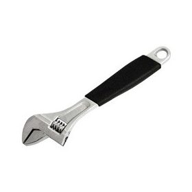   EXTOL CRAFT állítható villáskulcs 300×35mm, 12", mm-es beosztás, gumírozott nyél