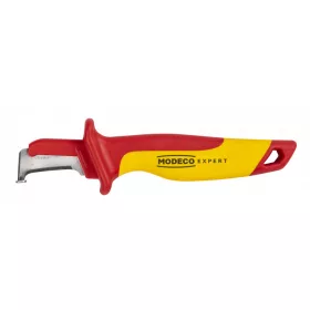   Modeco MN-63-055 szigetelt kés villanyszerelőknek 180mm, kábelcsupaszító kés