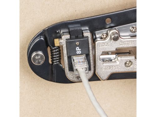 Modeco MN-20-180 krimpelő fogó,hálózati és telefon kábel csatlakozóhoz