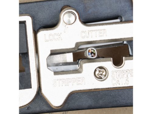 Modeco MN-20-180 krimpelő fogó,hálózati és telefon kábel csatlakozóhoz