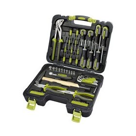   EXTOL CRAFT szerszámkészlet, 57db, 1/4" CV.; 10 dugófej(4-13mm), racsnis kar+fogók,csavarhúzók,órás csavarhúzók, imbuszkulcs,BIT-ek