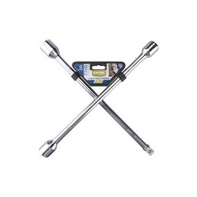 EXTOL CRAFT keresztkulcs, edzett; 17×19×21×1/2"