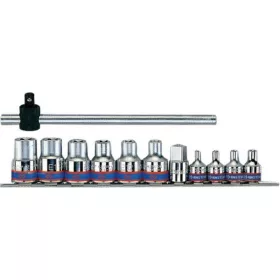   KingTony 12 részes 1/2"+3/8"-os torx-dugókulcs készlet bliszteren 7112PR