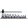 KingTony 12 részes 1/2"+3/8"-os torx-dugókulcs készlet bliszteren 7112PR