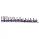 KingTony 12 részes 1/2"+3/8"-os torx dugókulcs készlet bliszteren 7113PR
