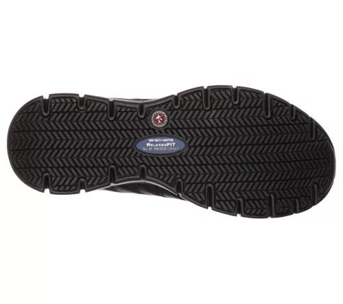 SURE TRACK - ERATH SR Skechers női védelem nélküli munkacipő, fekete