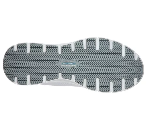 FLEX ADVANTAGE - BENDON SR Skechers férfi védelem nélküli munkacipő, fehér