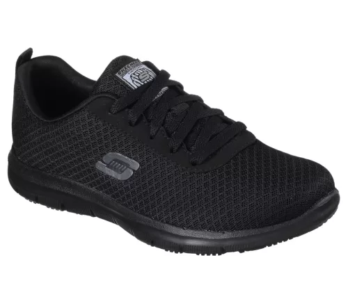 GHENTER - BRONAUGH Skechers védelem nélküli munkacipő, fekete