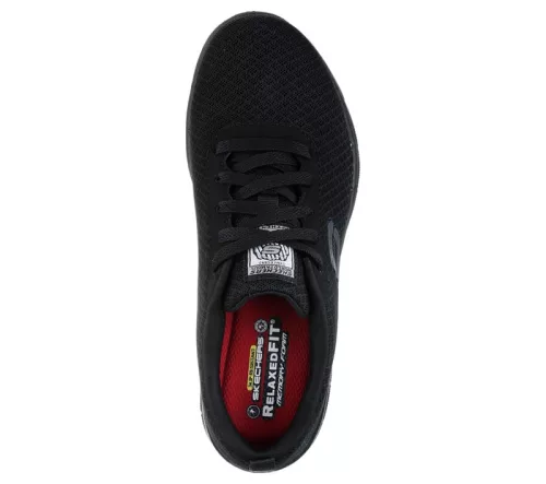 GHENTER - BRONAUGH Skechers védelem nélküli munkacipő, fekete