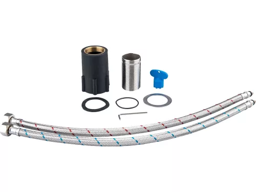 BALLETTO  mosogató csaptelep, hajlékony szilikon kifolyócsővel, 35mm, piros