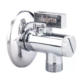   BALLETTO sarokszelep szűrőbetéttel, 1/2" - 3/4", mosógéphez