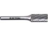 EXTOL INDUSTRIAL keményfém turbómaró (rotormaró), hengeres, átmérő 12×25mm/szár 6mm, keresztfogazás