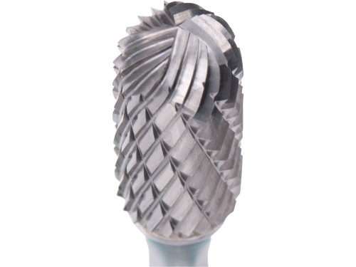 EXTOL INDUSTRIAL keményfém turbómaró (rotormaró), hengeres, kerek orrú, átmérő 12×25mm/szár 6mm, keresztfogazás