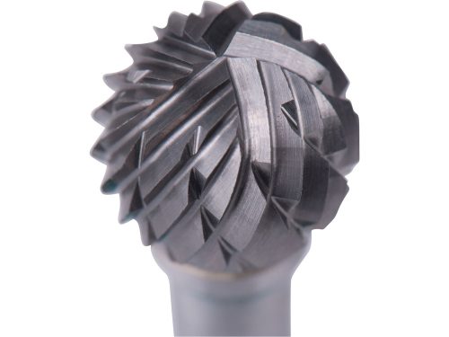 EXTOL INDUSTRIAL keményfém turbómaró (rotormaró), gömb alakú, 12 mm átmérőjű/ 6 mm szárú, keresztfogazás