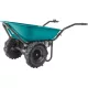 EXTOL INDUSTRIAL akkus talicska, 40V, Li-ion, 2 kerekes, differenciálmű, 1 akku, 1 töltő, 6000 mAh, max.260 kg, kefementes motor